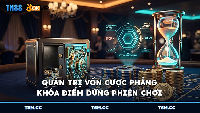 Quản trị vốn cược phẳng khóa điểm dừng phiên chơi