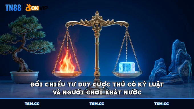 Đối chiếu tư duy cược thủ có kỷ luật và người chơi khát nước