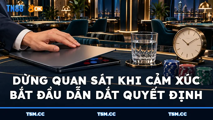 Người chơi dừng quan sát khi cảm xúc bắt đầu lấn át giới hạn phiên