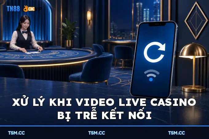 Xử lý khi video Live Casino bị trễ kết nối