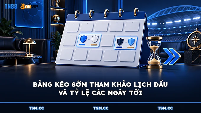 BẢNG KÈO SỚM THAM KHẢO LỊCH ĐẤU VÀ TỶ LỆ CÁC NGÀY TỚI