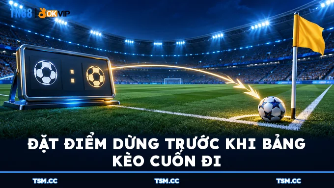 Đặt điểm dừng trước khi bảng kèo cuốn đi