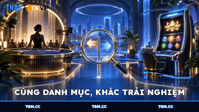 Cùng danh mục, khác trải nghiệm
