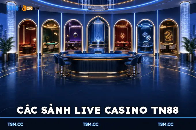 Các sảnh Live Casino TN88