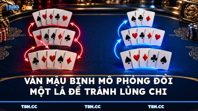 Ván Mậu Binh mô phỏng đổi một lá để tránh lủng chi
