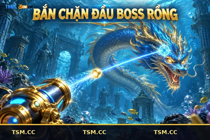 Đặt tâm ngắm phía trước hướng di chuyển của boss Rồng