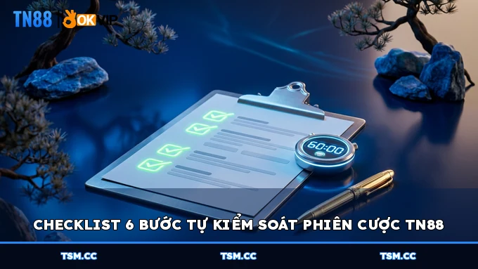 Checklist 6 bước tự kiểm soát phiên cược TN88