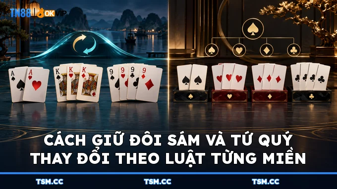 Cách giữ đôi sám và tứ quý thay đổi theo luật từng miền