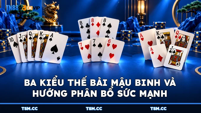 Ba kiểu thế bài Mậu Binh và hướng phân bổ sức mạnh