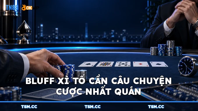 Bluff Xì Tố cần câu chuyện cược nhất quán