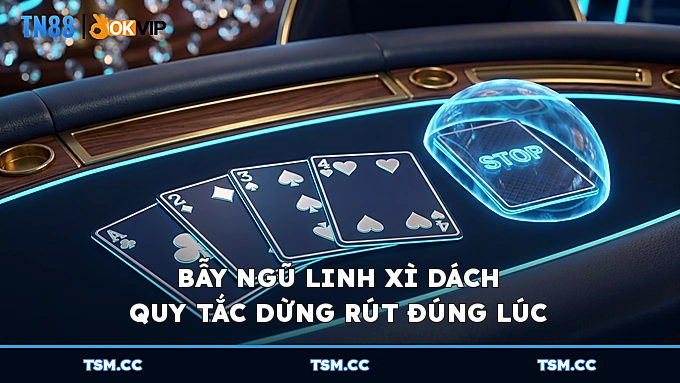 Bẫy Ngũ Linh Xì Dách quy tắc dừng rút đúng lúc