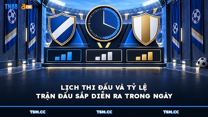 LỊCH THI ĐẤU VÀ TỶ LỆ TRẬN ĐẤU SẮP DIỄN RA TRONG NGÀY