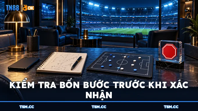 Kiểm tra bốn bước trước khi xác nhận