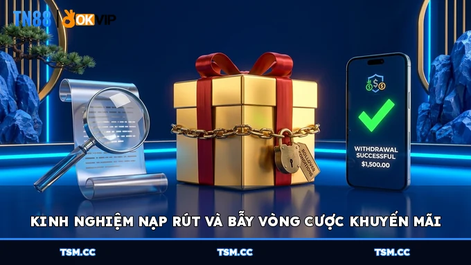 Kinh nghiệm nạp rút và bẫy vòng cược khuyến mãi