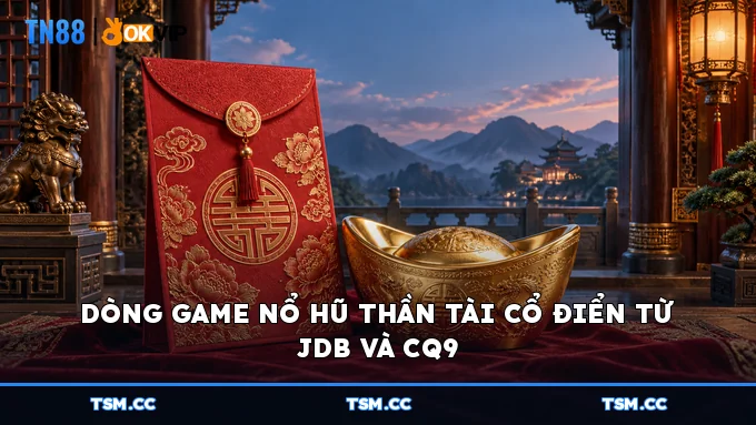 Dòng game nổ hũ thần tài cổ điển từ JDB và CQ9
