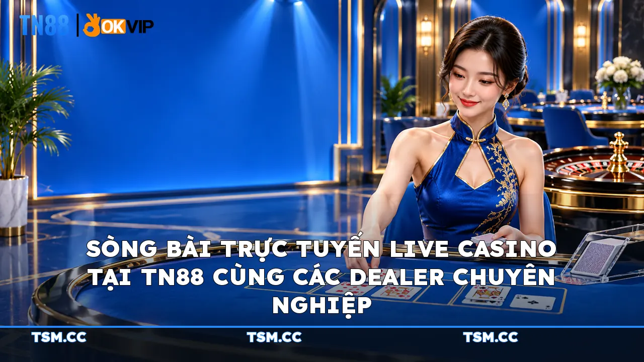 Sòng bài trực tuyến Live Casino tại TN88 cùng các dealer chuyên nghiệp