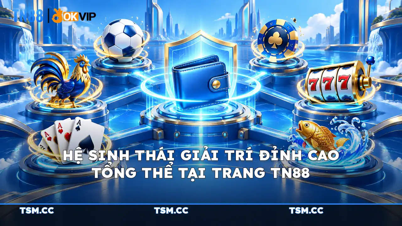 Hệ sinh thái giải trí đỉnh cao tổng thể tại trang TN88