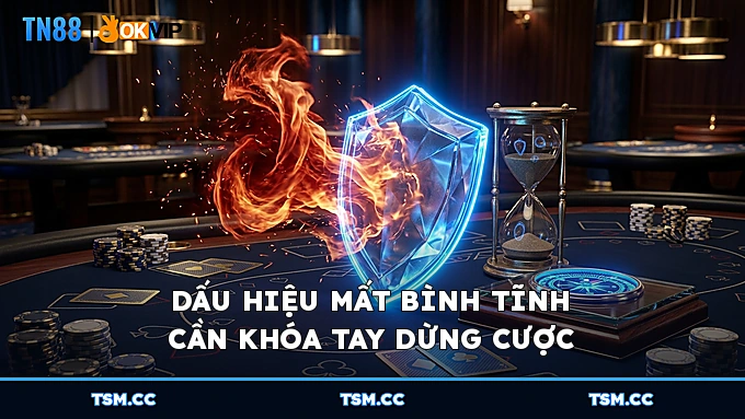 Dấu hiệu mất bình tĩnh cần khóa tay dừng cược