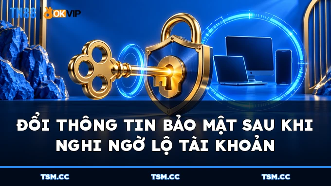 Đổi thông tin bảo mật sau khi nghi ngờ lộ tài khoản