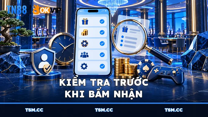 Kiểm tra trước khi bấm nhận