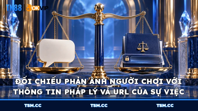 Đối chiếu phản ánh người chơi với thông tin pháp lý và URL của sự việc