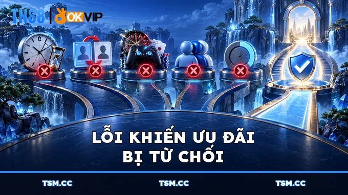 Lỗi khiến ưu đãi bị từ chối