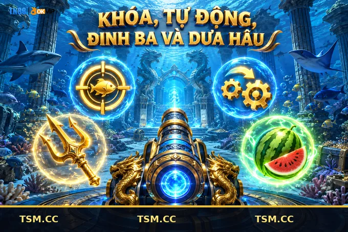 Cách dùng Khóa, Tự động, Đinh Ba và Dưa Hấu
